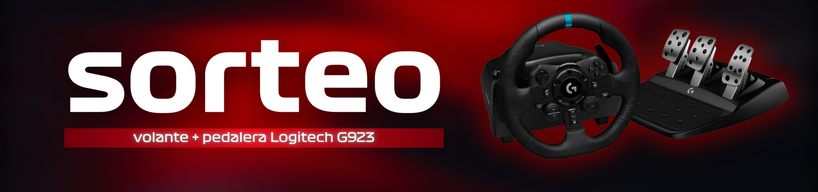 Sorteo volante + pedalera Logitech G923